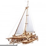 S.T.E.A.M. Line Toys UGears Models 3-D Wooden Puzzle Mechanical Trimaran Merihobus Sailboat  B07GXYCBQY